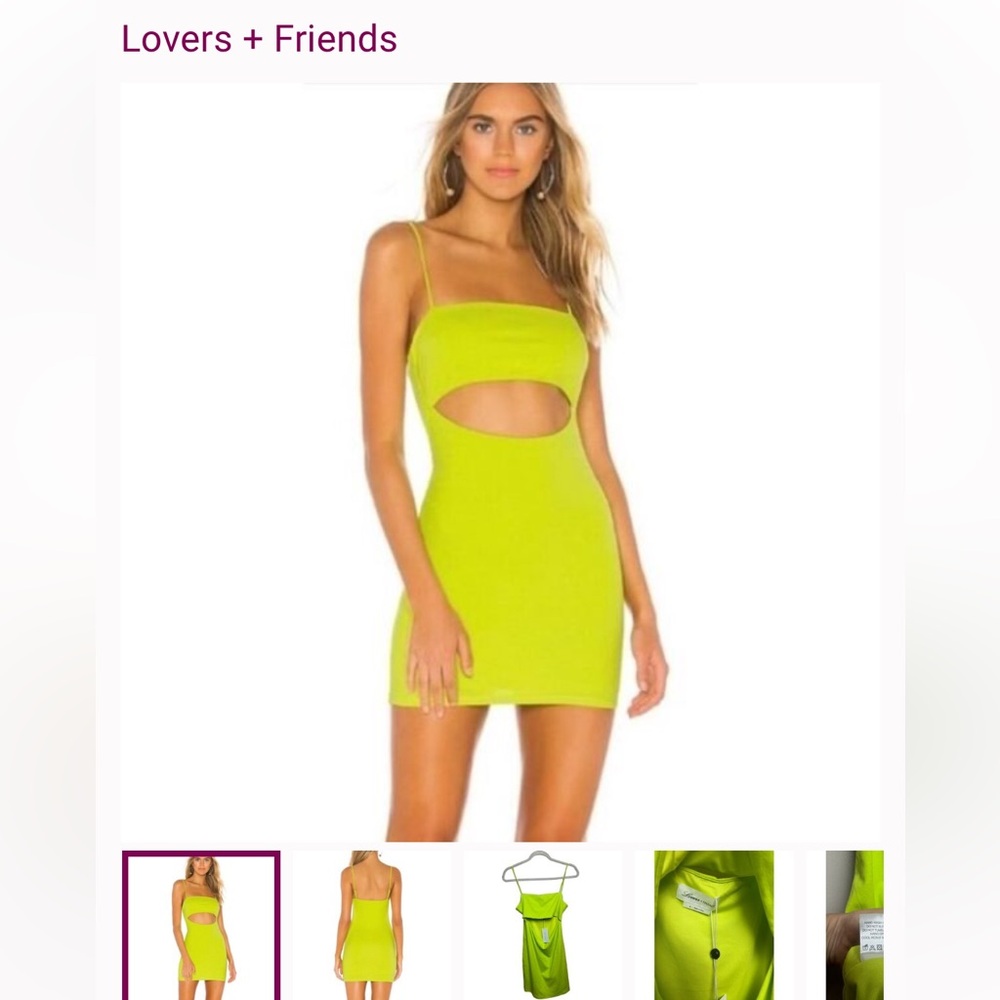 Lovers & Friends Mini Cutout Dress